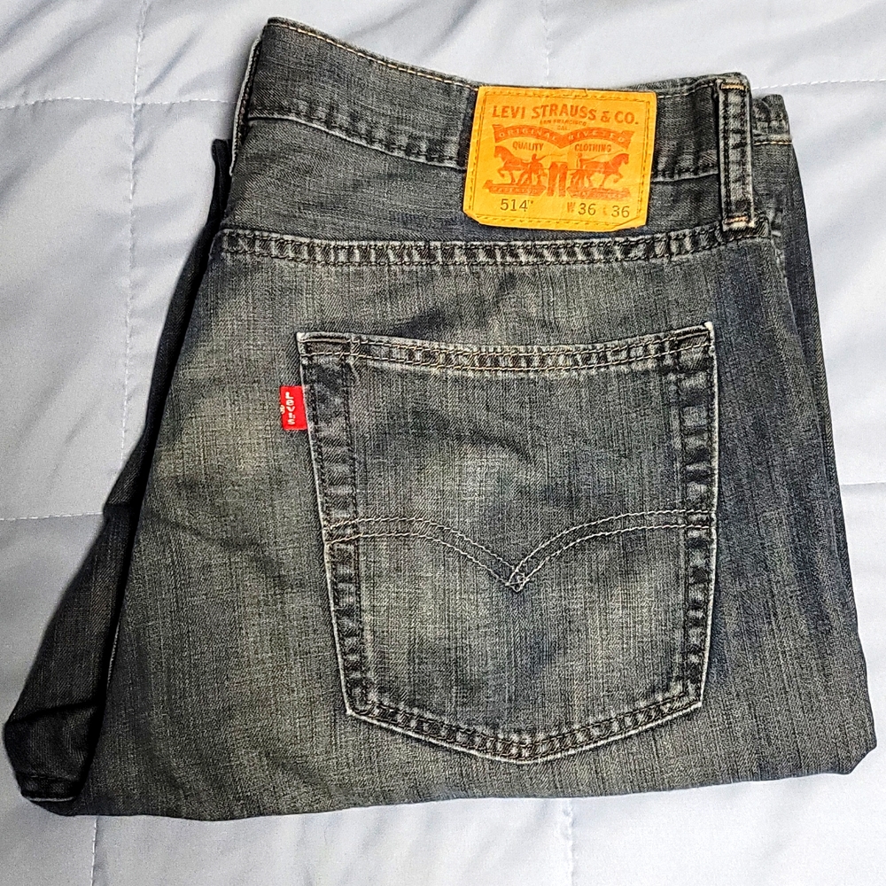 Men's Blue 514 Levi's 36x36